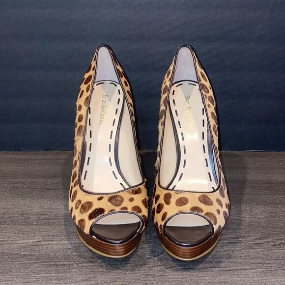 Enzo Angiolini Animal Print Sully High Heels Women’s 9.5 - Picture 2 of 12